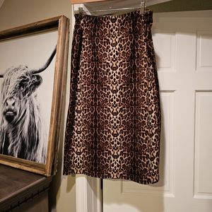 Nuggles leopard maxi skirt